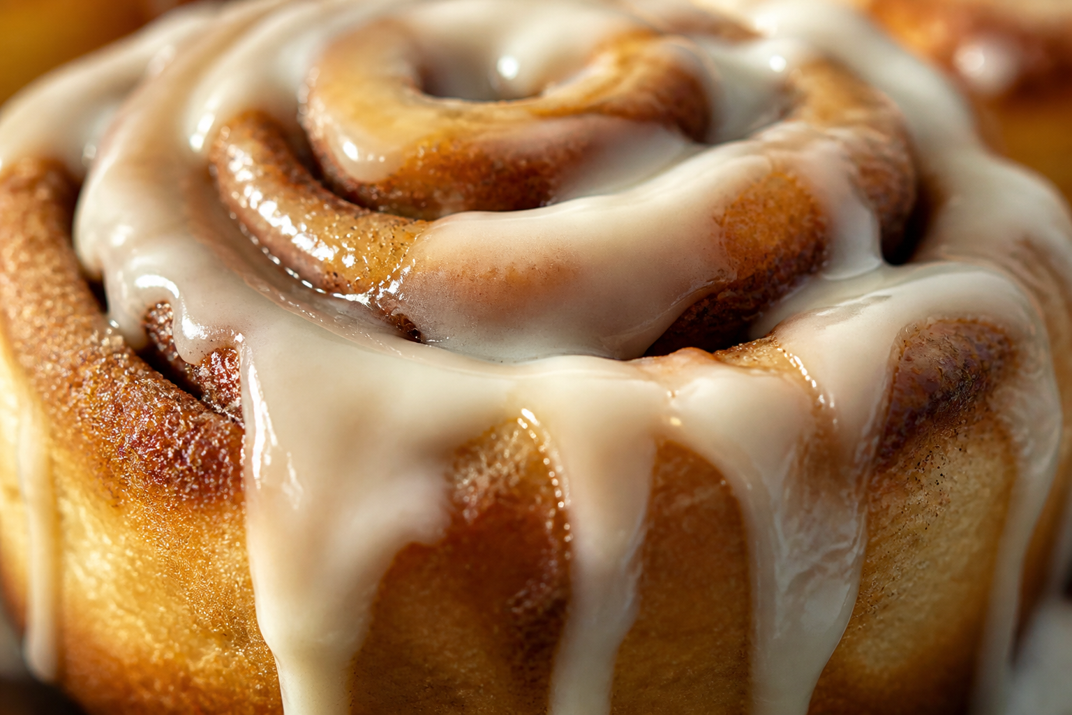 Icing melting into the swirl